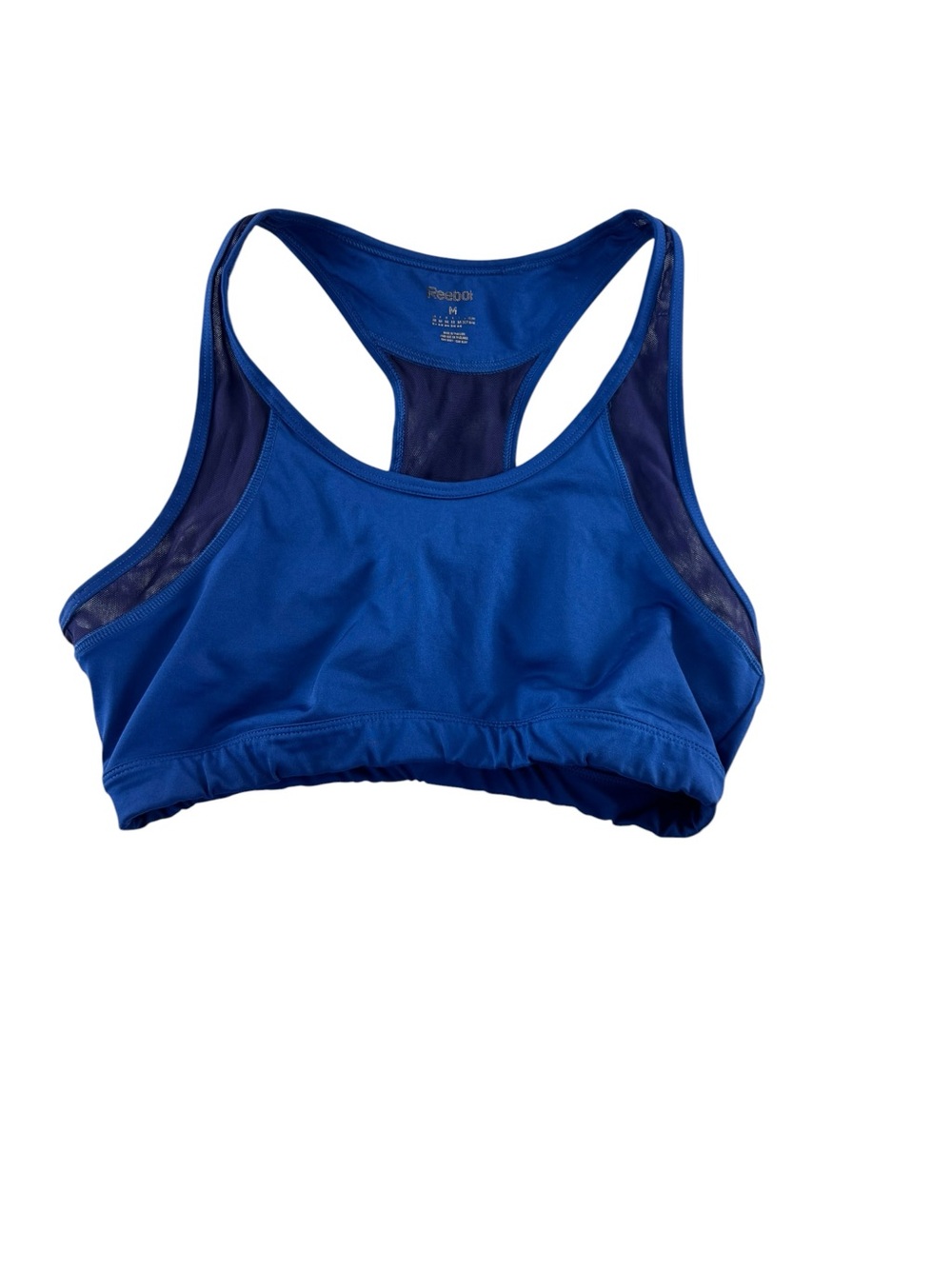 Reebok Royal Blue Racerback Athletic Sports Bra